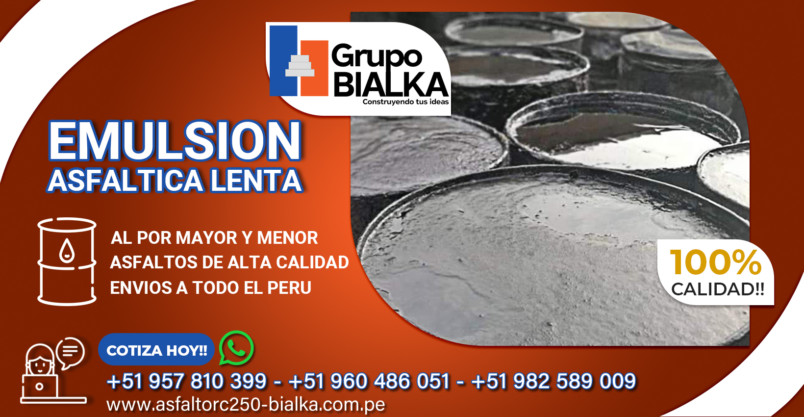 venta de emulsion asfaltica lenta